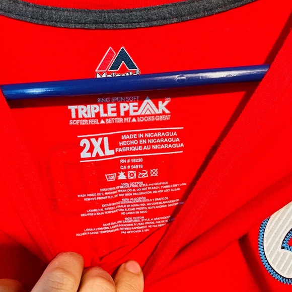 Washington’s Nationals baseball tee shirt 2XL - Picture 2 of 5